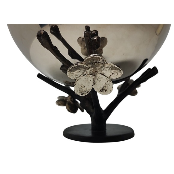 Mudita Mull Blossom Footed Bowl New Delhi India Handcrafted One of‎ a Kind - Picture 2 of 12